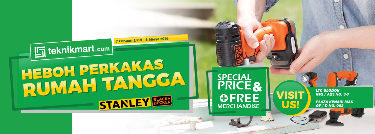 Heboh Perkakas Rumah Tangga! Bersama Stanley Black and Decker Heboh Perkakas Rumah Tangga! Bersama Stanley Black and Decker