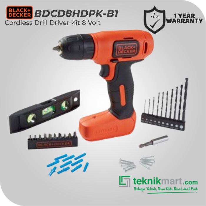 Belanja Teknik Bisa Klik Bisa Liat Fisik Black Decker BDCD8HDPK