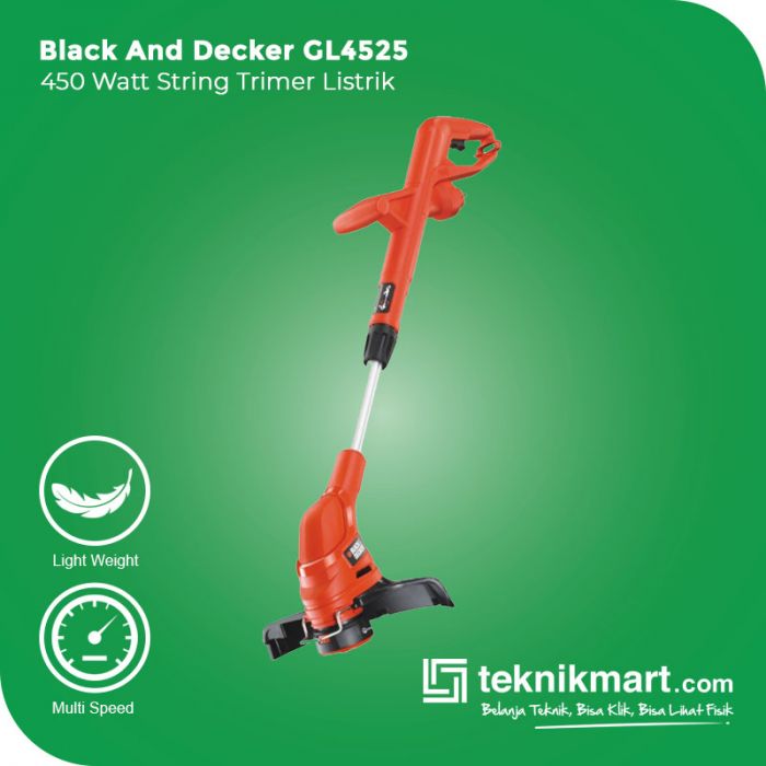 Jual mesin potong rumput string trimmer black and decker BEMW451BH-B1 -  Jakarta Barat - Is Teknik