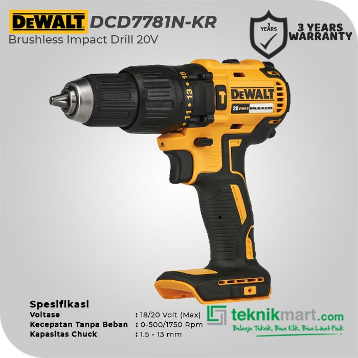 Belanja Teknik Bisa Klik Bisa Liat Fisik Dewalt DCD7781N