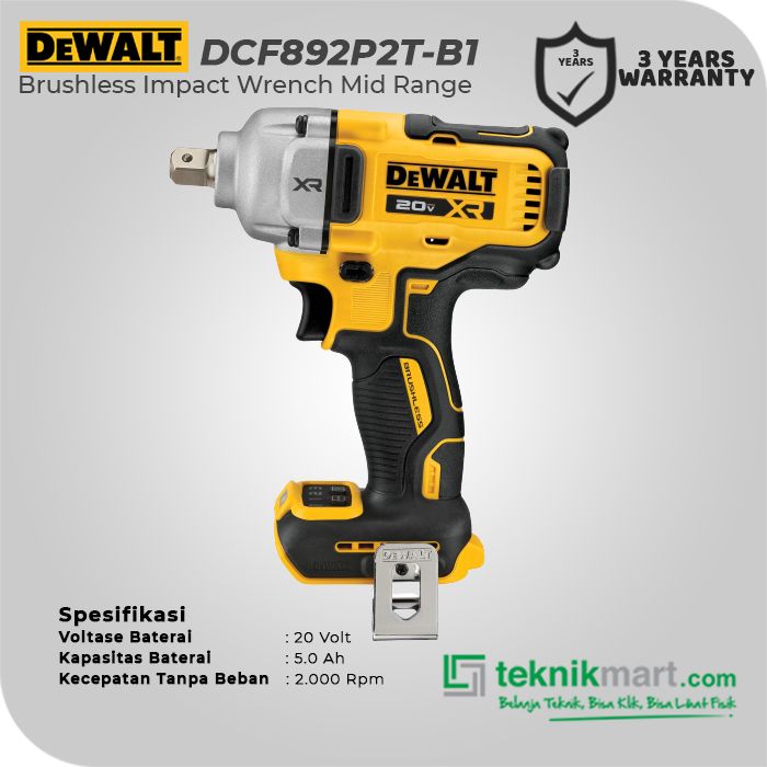 Belanja Teknik Bisa Klik, Bisa Liat Fisik Dewalt DCF892P2T 20V XR