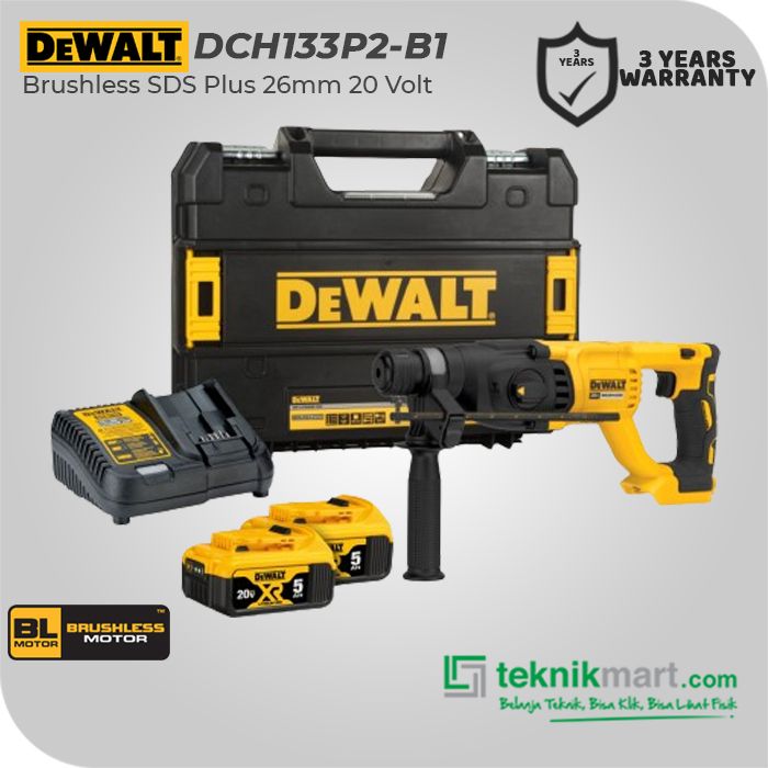 Belanja Teknik Bisa Klik Bisa Liat Fisik Dewalt DCH133P2 26mm 20V