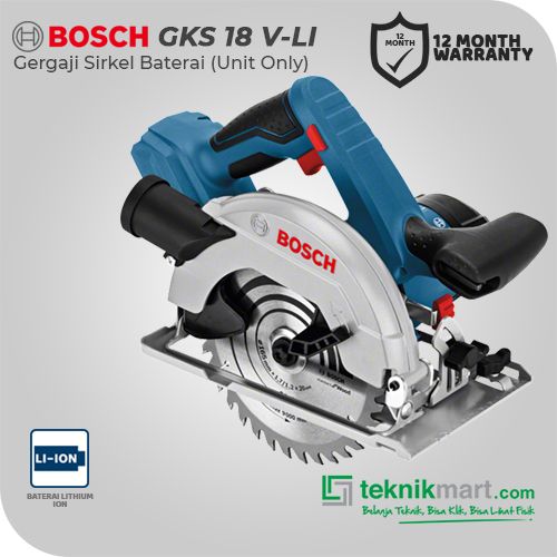 Belanja Teknik Bisa Klik, Bisa Liat Fisik Bosch GKS 18V-Li 165 mm