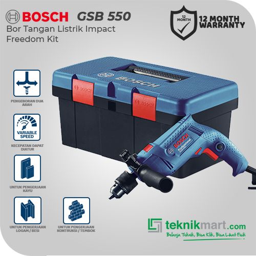 Review bosch on sale gsb 550