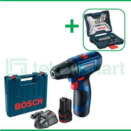 Belanja Teknik Bisa Klik Bisa Liat Fisik Bosch Gsr 120 Li Bor Baterai Non Impact Dengan Bosch X Line Set Mata Bor Multi Material 33