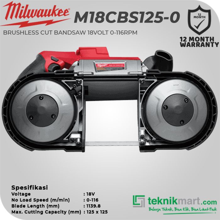 M18cbs125 clearance