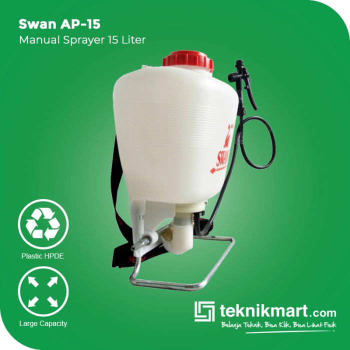 Teknikmart Bisa Klik Bisa Liat Fisik Swan Ap 15 Manual Sprayer 15