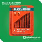 Black And Decker 15077G Hss Drill Bit Set For Steel 7pcs