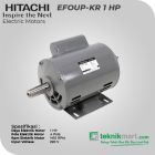 Hitachi EFOUP-KR 1 HP 1 Phase 4 Pole Elektro Motor/Dinamo 