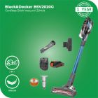 Black And Decker BSV2020G 20Volt Cordless Stick Vacuum 3 in 1/ Penghisap Debu Baterai 3 In 1