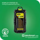 Stanley STA7221-XJ Drilling And Screwdriver Bits Set / Mata Bor dan Mata Obeng Set 16 pcs