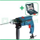 Bosch GSB 550 13mm Bor Listrik Impact Dengan Mata Bor Bosch X-Line Set For Multi Material 33 Pcs