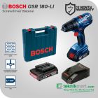 Bosch GSR 180-LI 18Volt Cordless Drill / Bor Non Impact Baterai // 06019F81K1