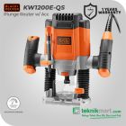 Black & Decker KW1200E-QS  1200 Watt Plunge Router 