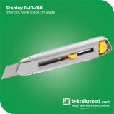 Stanley 0-10-018 Interlock Knife Snape Off Blade 18mm / Pisau Cutter