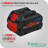 Bosch GBA 18V 8.0 Ah ProCore Baterai - 1600A0193N