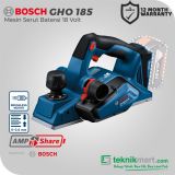 Bosch GHO 185-LI Brushless Portable Planner / Mesin Serut Baterai 18V (UNIT ONLY)