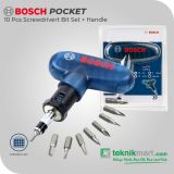 Bosch 10 Pcs  Screwdriver Bit Set + Pocket  (2607017413)