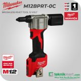 Milwaukee M12BPRT-0C 12 Volt Brushless Rivet Tools  