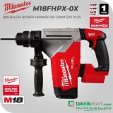 Milwaukee M18FHPX-0X 18 Volt Brushless Rotary Hammer 32MM