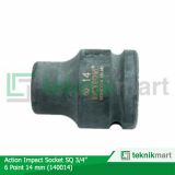 Action 140014 Mata Impact Socket Sq 3/4" 6PT 14 mm 