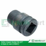Action 140021 Mata Impact Socket Sq 3/4" 6PT 21 mm 