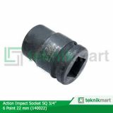 Action 140022 Mata Impact Socket Sq 3/4" 6PT 22 mm 