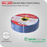 Tropic 100 Meter 3 Inch Selang Buang Pompa Irigasi (Biru) 