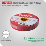 Tropic 100 Meter 2 Inch Selang Buang Pompa Irigasi (Merah) 