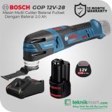 Bosch GOP 12V-28 12 Volt Cordless Multi Oscillating Tools Battery 2.0 Ah // 06018B50L0-1600A00F6X-1600A01B8X