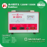 M-Shita 1200 Watt 1 Phase 1500 N Stabilizer