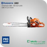 Husqvarna 585 - 30 Inch Chainsaw with C85 X Cut Chain / Mesin Potong Kayu 30 Inch