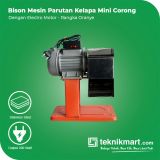 Bison Parutan Kelapa Mini Dengan Electro Motor (Rangka Oranye)