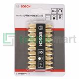 Bosch PH2/SL6 65 mm Double Ended Screwdriver Bits - Grey 10Pcs