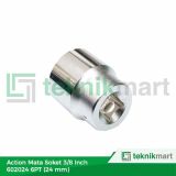 Action 602024 Mata Socket Sq 3/8" 6PT 24 mm 