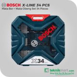 Bosch X-Line  Drill and Screwdriver Bit Set 34 Pcs (2607017405)