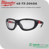 Milwaukee 48-73-2040A Clear High Performance Safety Glasses with Gasket