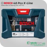 Bosch 48 X-LINE Drill & Screwdriver Bit Set / Mata Bor & Obeng Set - 2607017411