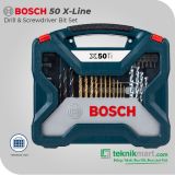 Bosch 50 X-LINE Drill & Screwdriver Bit Set / Mata Bor & Obeng Set // 2607017406