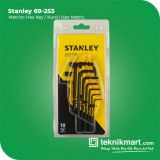 Stanley 69-253 10Pcs Metric Hex Key / Kunci Hex Metric