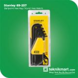 Stanley 69-257 12 Pcs Ballpoint Hex Key / Kunci Hex Metric