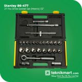 Stanley 86-477  1/2" 12 Pts Metric Socket Set 