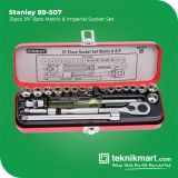 Stanley 89-507 1/4" 6pts 21pcs Metric & Imperial Socket Set