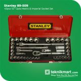 Stanley 89-509 1/2" 12pts 43pcs Metric & Imperial Socket Set