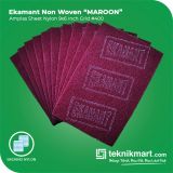 Ekamant Non Woven Amplas Sheet Nylon #400 Merah (1pc)