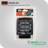 Black And Decker A7122-XJ Screwdriver Bits And Drive Guide Set 31 Pcs