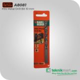 Black & Decker A8081 Mata Bor Metal HSS DrillBit Black - 10mm