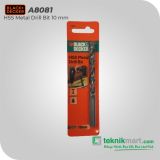 Black & Decker A8081 Mata Bor Metal HSS DrillBit Black - 10mm