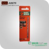 Black & Decker A8675 Mata Bor Tembok Masonry DrillBit - 6 mm