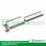 Action 723009 Mata Deep Socket Sq 1/2" 6PT 9 mm 